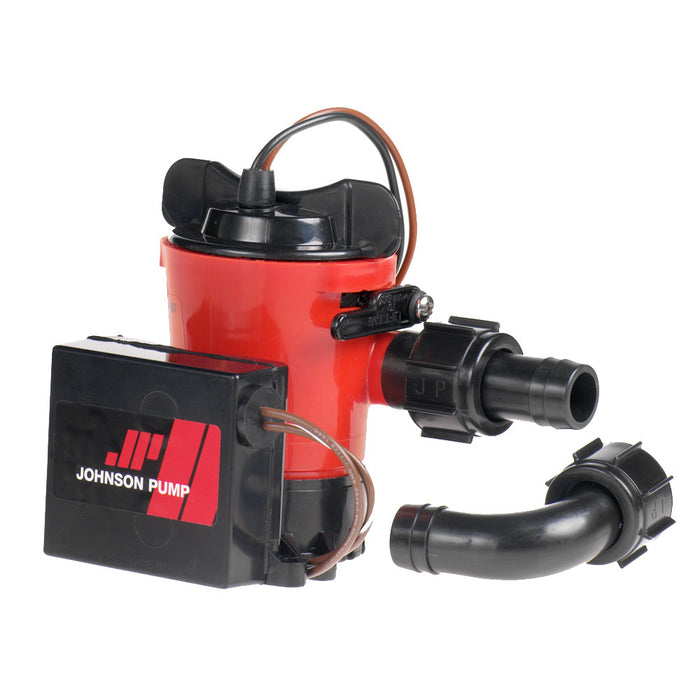 Johnson Pump 500 GPH Auto Bilge Pump 34 Hose 12V Dura Port 0750300