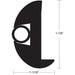 TACO Flex Vinyl Rub Rail Kit  Black wBlack Insert  50  178 x 1116 V112423BBK502