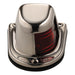 Attwood 1Mile Deck Mount Red Sidelight  12V  Stainless Steel Housing 66319R7