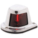 Attwood 1Mile Deck Mount Red Sidelight  12V  Stainless Steel Housing 66319R7