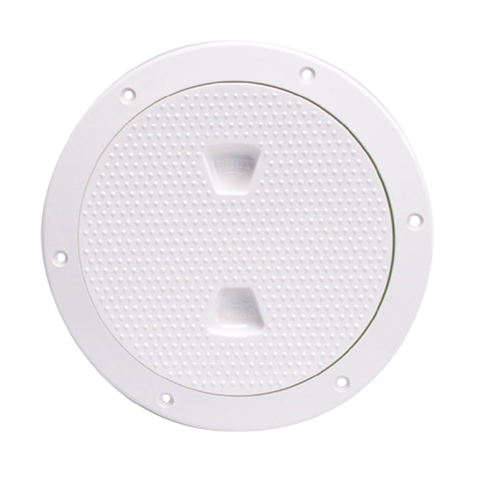 Beckson 6 NonSkid ScrewOut Deck Plate  White DP62W