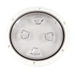 Beckson 8 Clear Center ScrewOut Deck Plate  White DP80WC