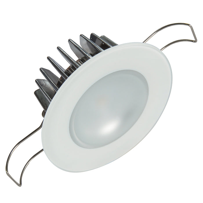 Lumitec Mirage  Flush Mount Down Light  Glass FinishNo Bezel  4Color RedBluePurple Non Dimming wWhite Dimming 113190