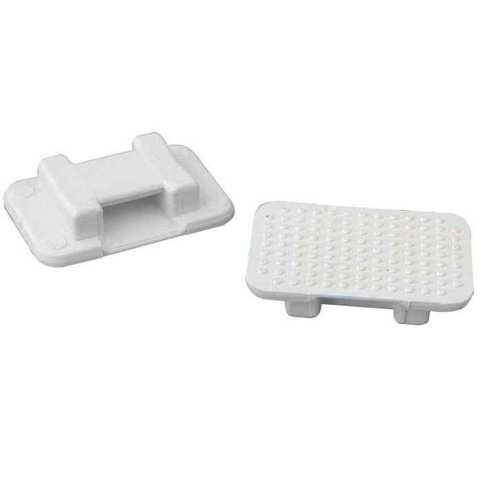 Weld Mount AT5 Large White Nylon Wire Tie Mount  Qty 100 805900