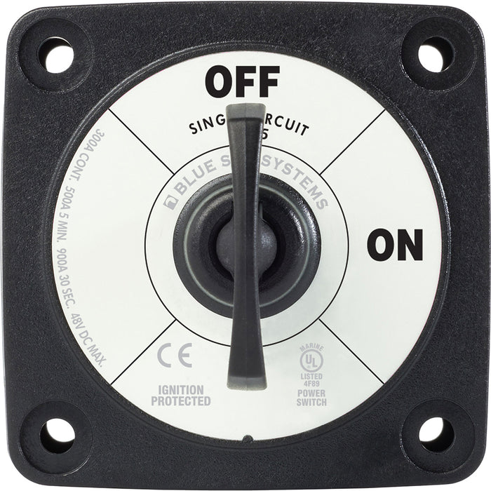 Blue Sea 6005200 Battery Switch Single Circuit ONOFF  Black 6005200