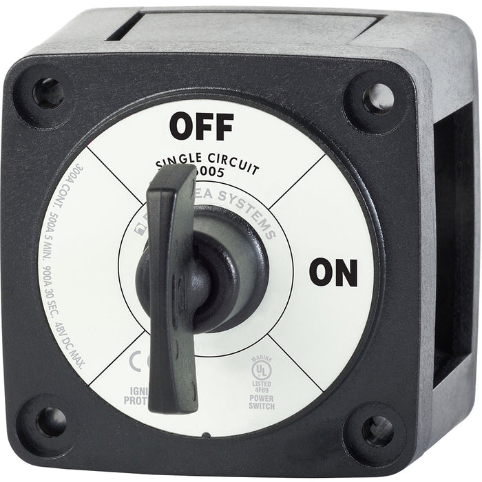 Blue Sea 6005200 Battery Switch Single Circuit ONOFF  Black 6005200