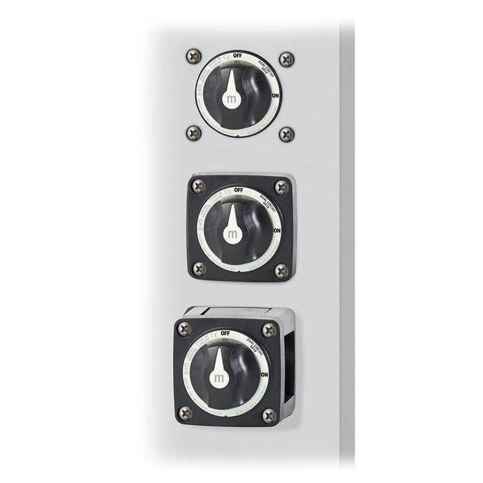 Blue Sea 6010200 Battery Switch Dual Circuit  Black 6010200