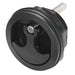 Whitecap Compression Handle  Nylon BlackBlack  NonLocking 3730BC