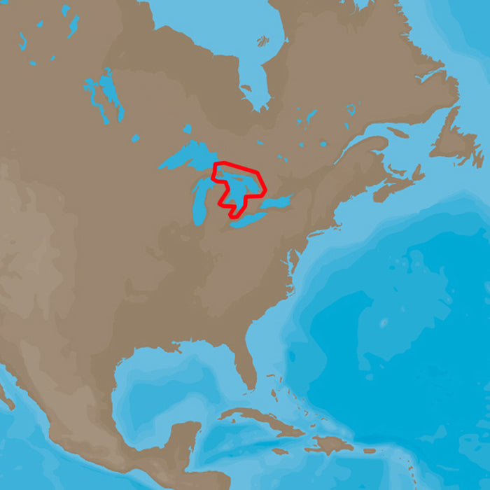 CMAP  4D NAD932 Lake Huron and Georgian Bay MNAD932MS