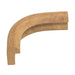 Whitecap Teak Edge Molding Outside Corner 60837