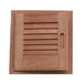 Whitecap Teak Louvered Door  Frame  Left Hand  12 x 12 60721
