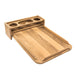 Whitecap Teak Drinkholder wRemovable Cockpit Table Top  Holds 4 Glasses 61394C