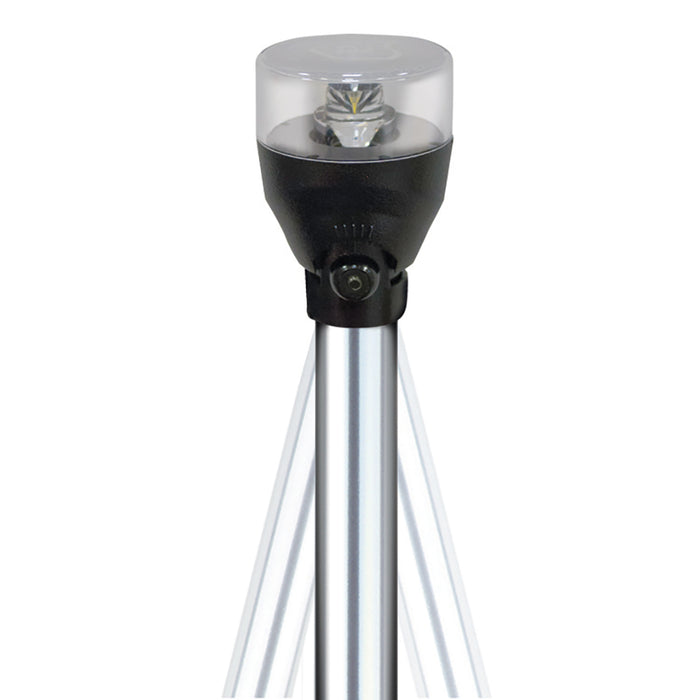 Attwood LED Articulating All Around Light  24 Pole 553024A7
