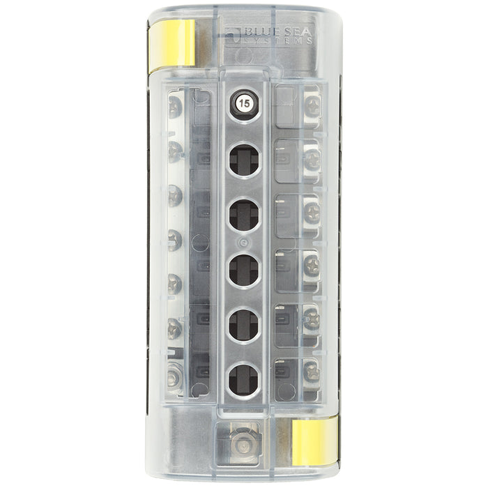 Blue Sea 5052 ST CLB Circuit Breaker Block  6 Position wNegative Bus 5052