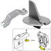 Tecnoseal Anode Kit wHardware  Yamaha 150200HP Left Hand Rotation  Aluminum 21102AL