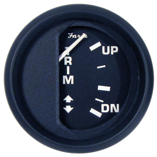 Faria Euro Black 2 Trim Gauge f JohnsonEvinrudeSuzuki Outboard 12827