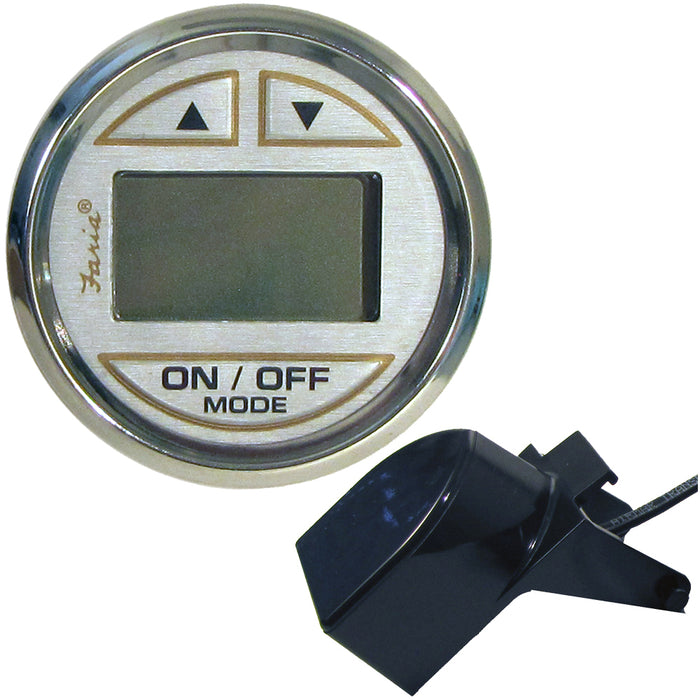 Faria Kronos 2 Depth Sounder wTransom Mount Transducer 19150