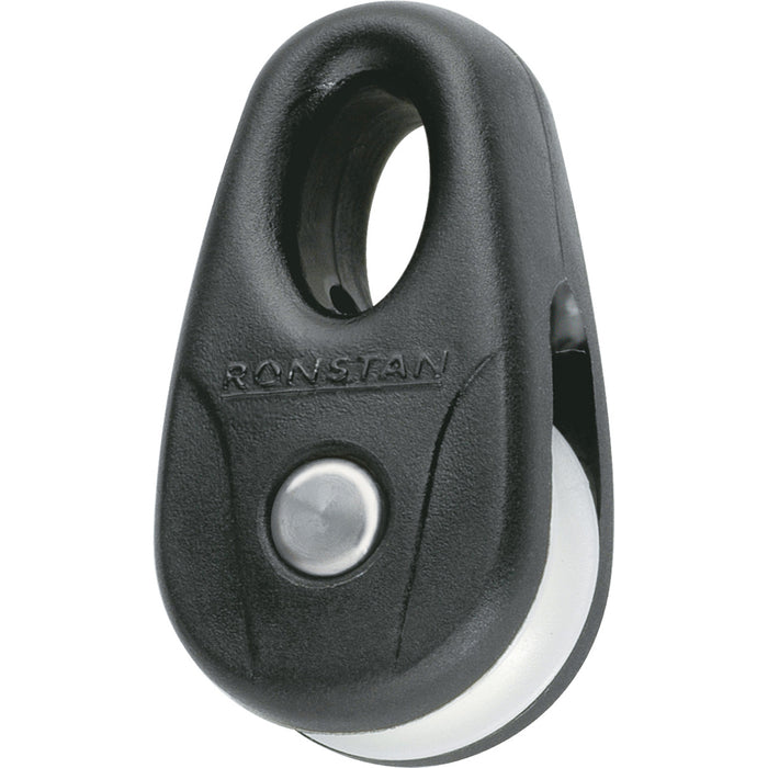 Ronstan Kite Block  Black wWhite Sheave Pair RF131012