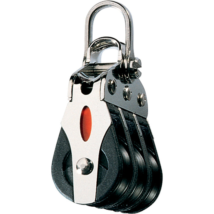 Ronstan Series 20 ball Bearing Block  Triple  2Axis Shackle head RF20302