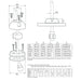 Scanstrut DS6P Vertical Cable Seal DS6P
