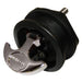 Whitecap THandle Latch  Chrome Plated ZamacBlack Nylon  Locking  Freshwater Use Only S0226BC