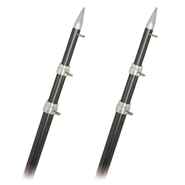 Rupp Top Gun Outrigger Poles  Telescopic  Carbon Fiber  18 A01800CFT