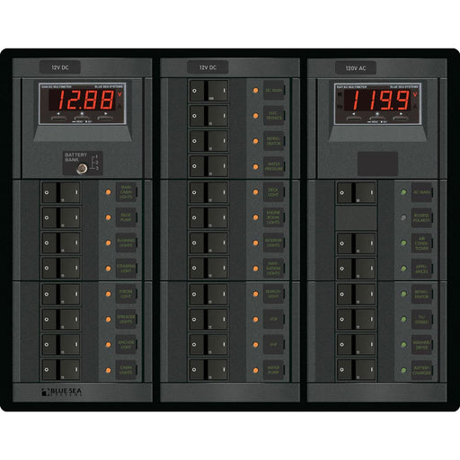 Blue Sea 1218 12V DC Main  19 Positions  120V AC Main  6 Positions 1218