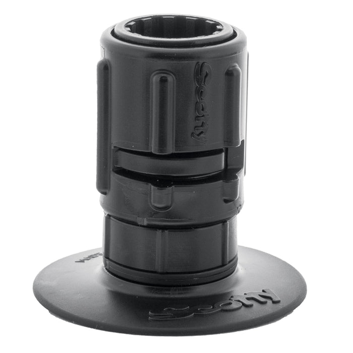 Scotty 448 StickOn Mount wGearHead Adapter  3 Pad 0448BK