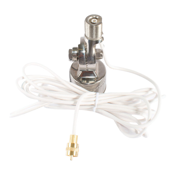 Shakespeare Quick Connect SS Rail Mount wCable fQuick Connect Antenna QCMSR