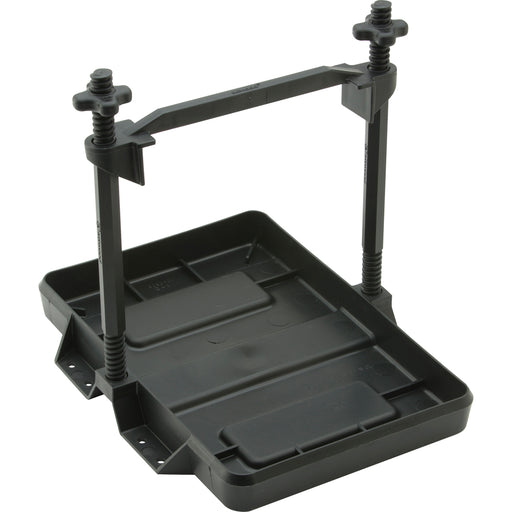 Attwood HeavyDuty AllPlastic Adjustable Battery Tray  27 Series 90985