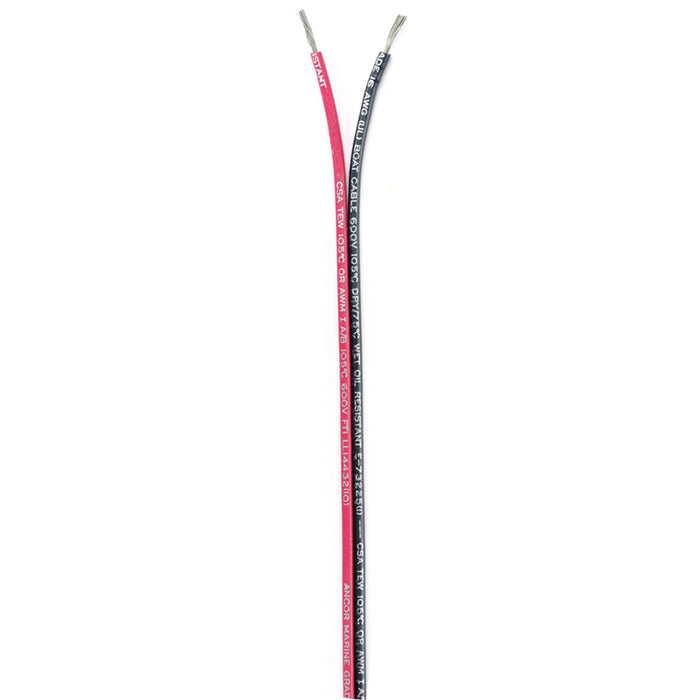 Ancor Ribbon Bonded Cable  162 AWG  RedBlack  Flat  100 153110