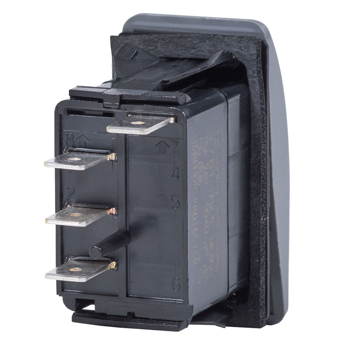 Blue Sea 7932 Contura II Switch SPDT Black  ONOFFON 7932