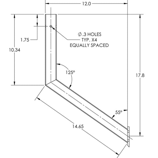 TACO Stainless Steel Table Column F160005A