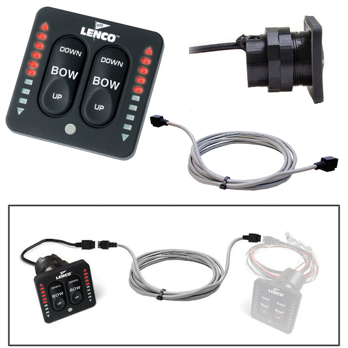 Lenco Flybridge Kit f LED Indicator Key Pad fAllInOne Integrated Tactile Switch  30 11841003