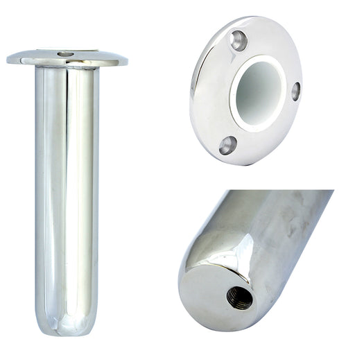 Tigress Round Head Closed Base Rod Holder  0 Degree  9 77902