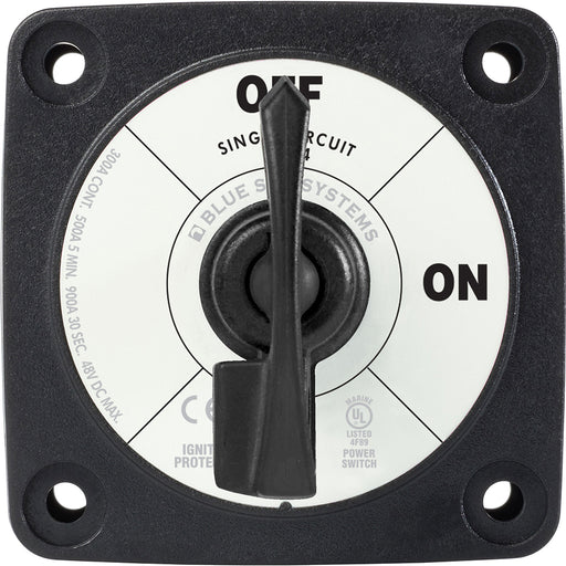 Blue Sea 6004200 Single Circuit ONOFF wLocking Key  Black 6004200