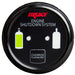 FireboyXintex Deluxe Helm Display wGauge Body LED  Color Graphics fEngine Shutdown System  Black Bezel Display DURBH20R