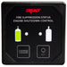 FireboyXintex Deluxe Helm Display wMembrane Switch Remote Horn  LEDs fEngine Shutdown System  Black Bezel Display
