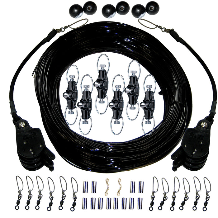 Rupp Triple Rigging Kit WLokUps  NokOuts  460 Black Mono Cord CA0160MO