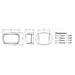 Hella Marine NaviLED Port  Starboard Pair  2nm  Clear LensBlack Housing 980520901