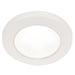 Hella Marine EuroLED 75 3 Round Screw Mount Down Light  White LED  White Plastic Rim  12V 958110011