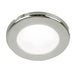 Hella Marine EuroLED 75 3 Round Screw Mount Down Light  White LED  Stainless Steel Rim  12V 958110021