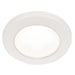 Hella Marine EuroLED 75 3 Round Screw Mount Down Light  White LED  White Plastic Rim  24V 958110111