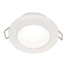 Hella Marine EuroLED 75 3 Round Spring Mount Down Light  White LED  White Plastic Rim  12V 958110511