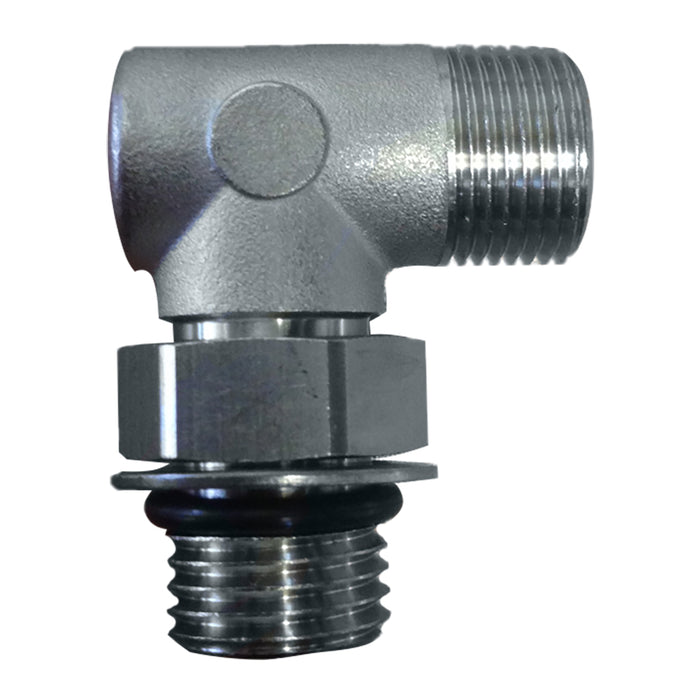 Uflex90 Adjustable Fitting fBack of UP Series Helms  ORB 6 to 38 COMP AF90