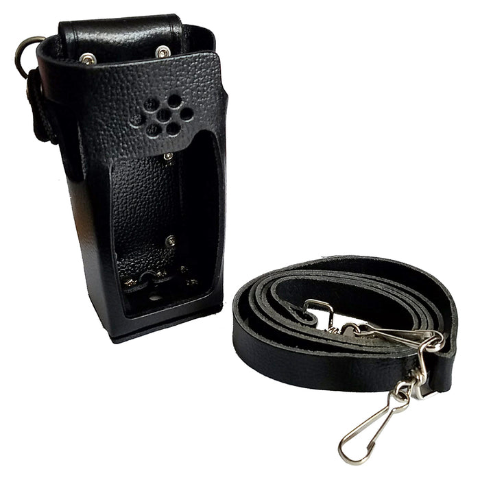 Standard Horizon Leather Case wBelt Loop  Shoulder Strap SHC18