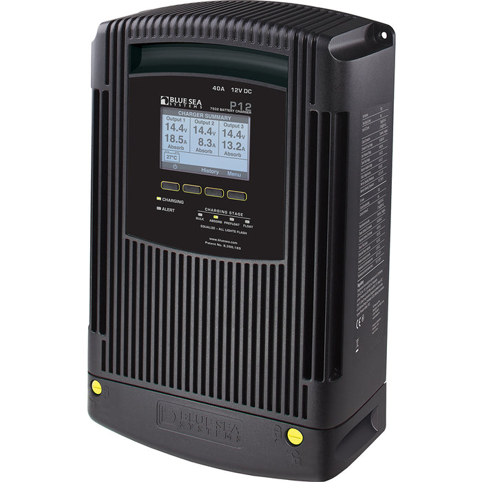 Blue Sea 7532 P12 Gen2 Battery Charger  40A  3Bank 7532