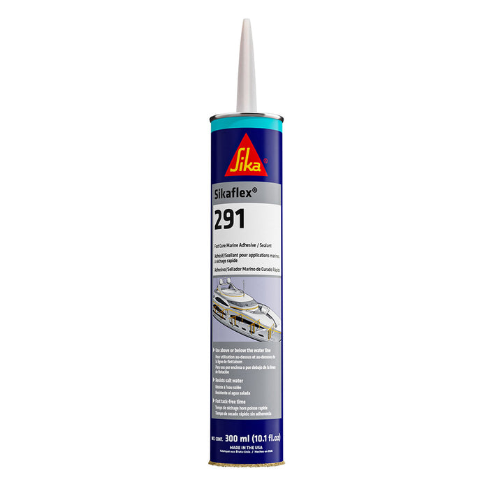Sika Sikaflex 291 Fast Cure Adhesive  Sealant 103oz300ml Cartridge  Black 90923