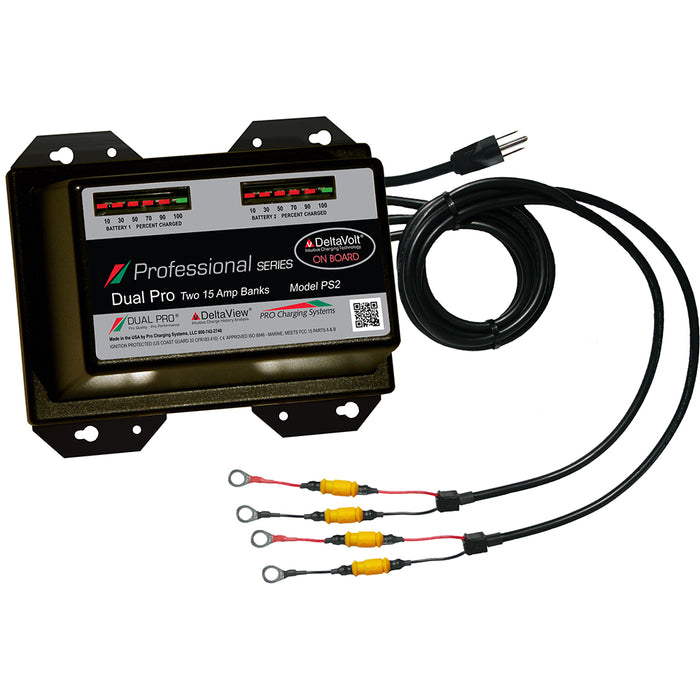 Dual Pro Professional Series Battery Charger  30A  215ABanks  12V24V PS2