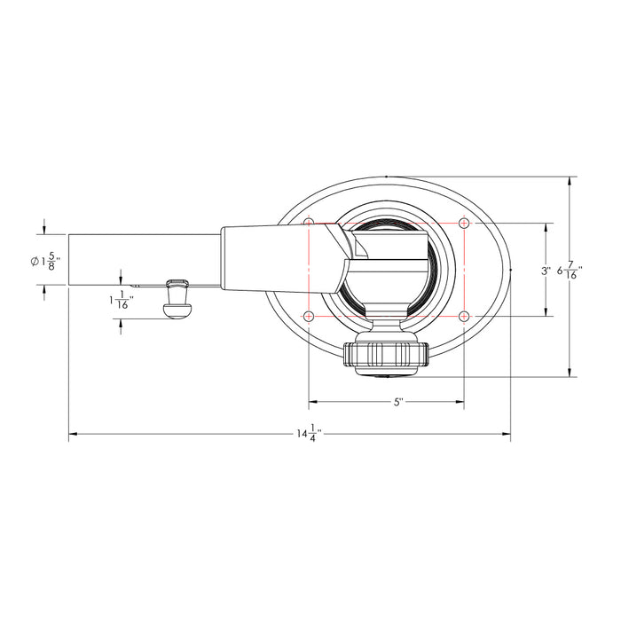 TACO Grand Slam 400 Outrigger Top Mount  Pair GS400